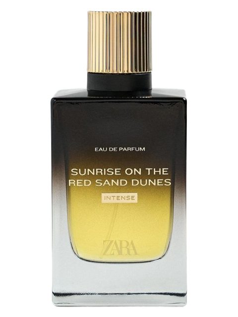 Sunrise on the Red Sand Dunes Intense
