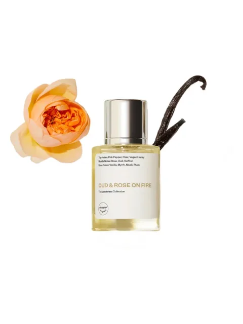 Oud & Rose on Fire