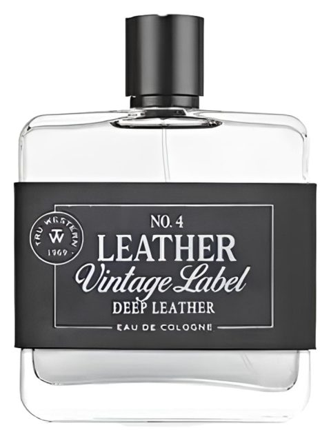 Leather Vintage Label Deep Leather No. 4