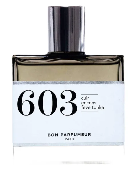 603 cuir, encens, fève tonka