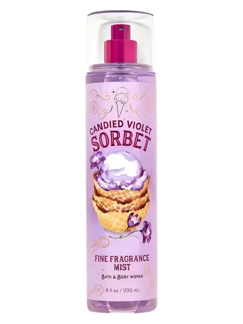 Candied Violet Sorbet