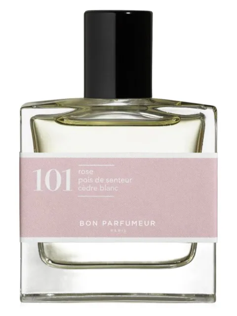101 rose, sweet pea, white cedar