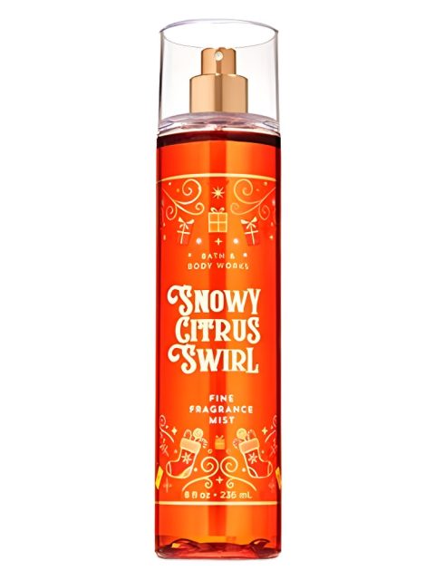 Snowy Citrus Swirl
