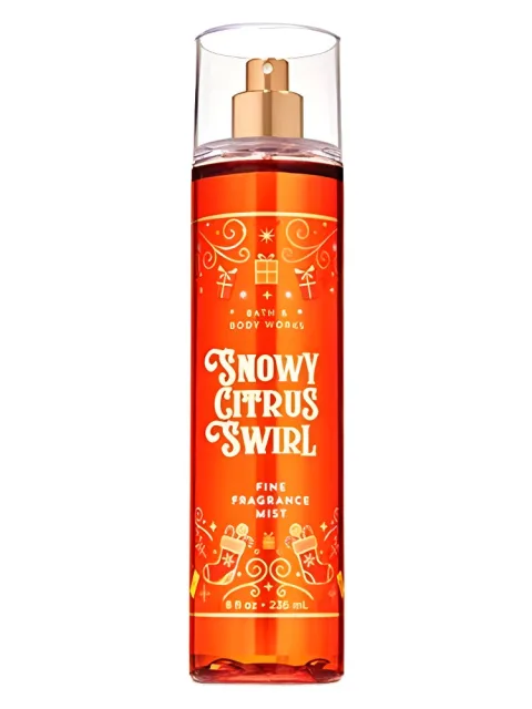 Snowy Citrus Swirl