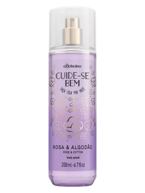 Cuide-se Bem Rosa e Algodão