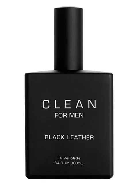 Clean For Men Black Leather