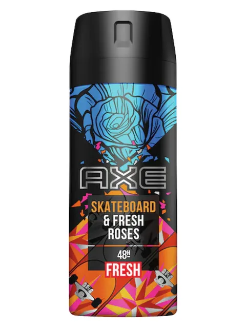 Skateboard & Fresh Roses