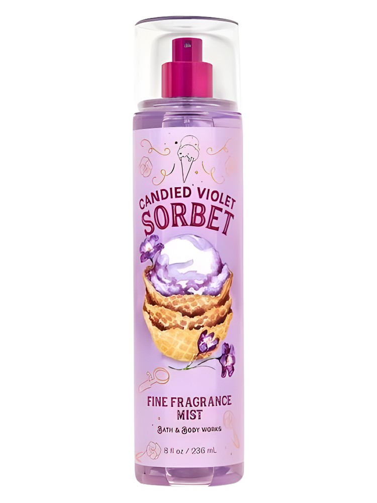 Candied Violet Sorbet