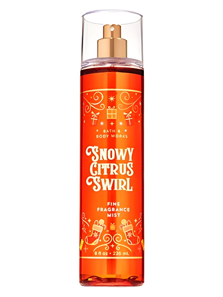 Snowy Citrus Swirl
