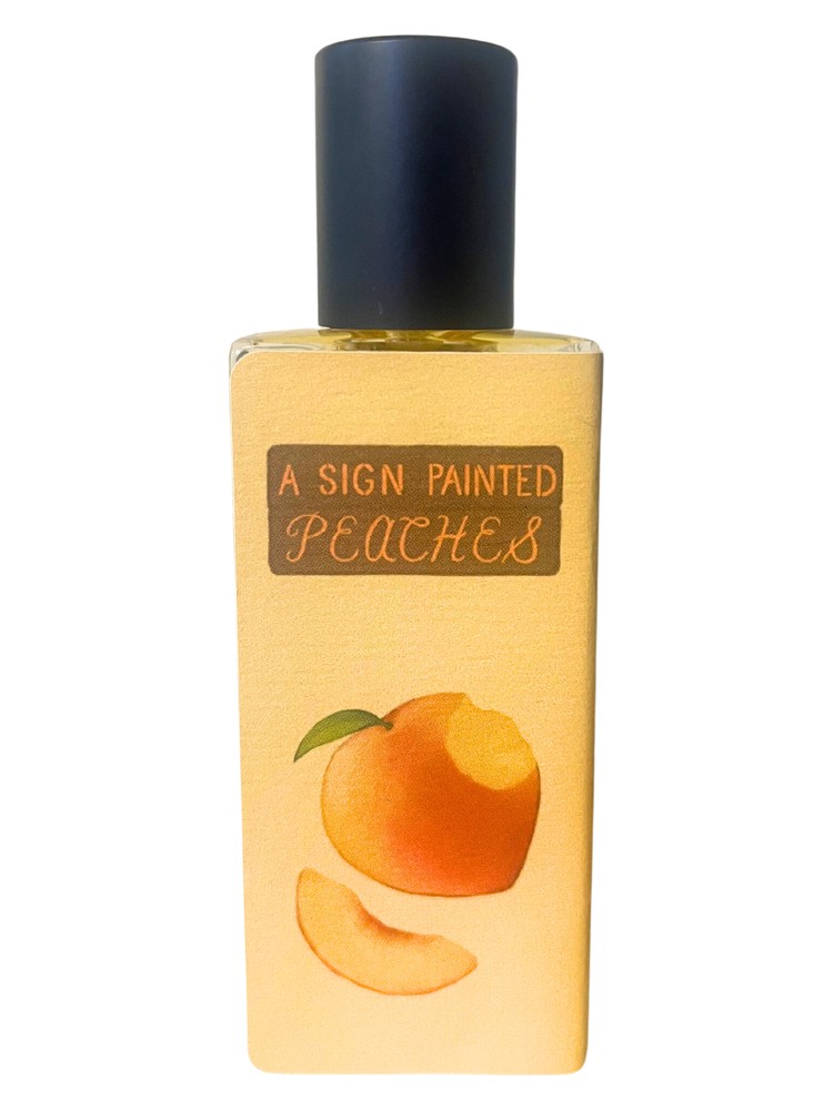 A Sign Painted Peaches